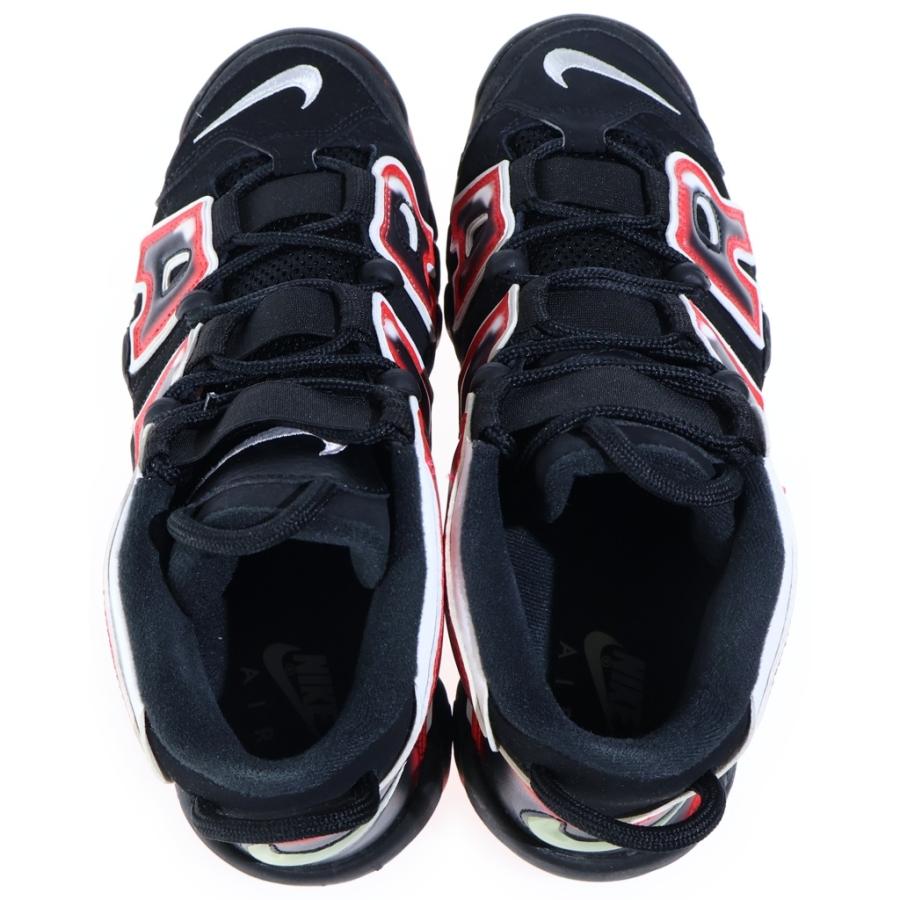 ナイキ モアアップテンポ モアテン クリムゾン ブラック／レッド 27cm NIKE（ナイキ） AIR MORE UPTEMPO LASER CRIMSON エアモアアップテンポ