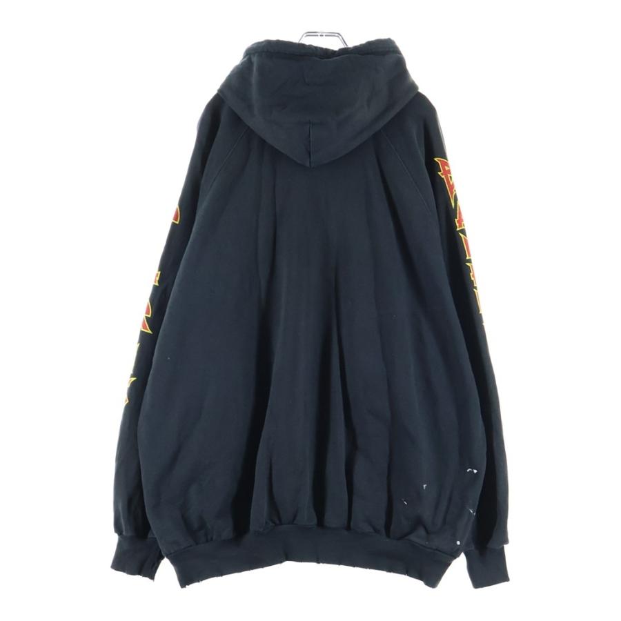 BALENCIAGA メタルロゴ パーカー BALENCIAGA（バレンシアガ） 22SS Metal Hoodie Oversized メタルロゴ