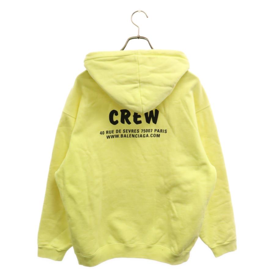 BALENCIAGA CREW フード付きスウェット イエロー