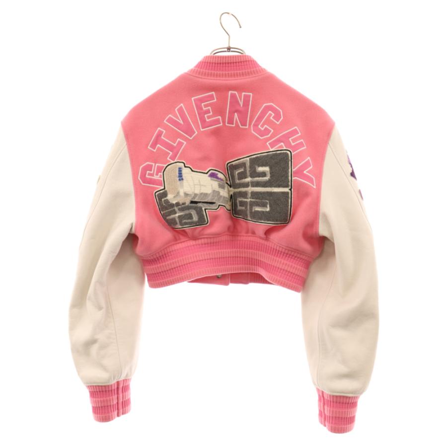 GIVENCHYスタジャン 早い者勝ち【GIVENCHY】刺繍入り ウール&レザー スタジャン