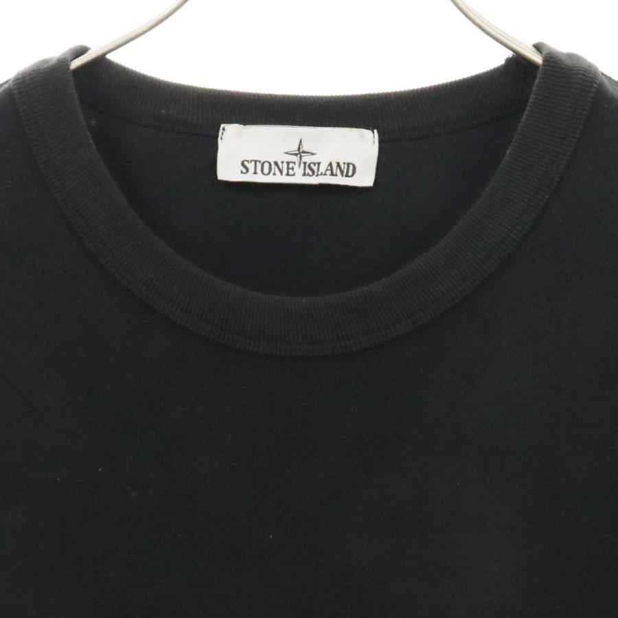 STONE ISLAND ストーンアイランド ロゴワッペン付き コットン クルー  