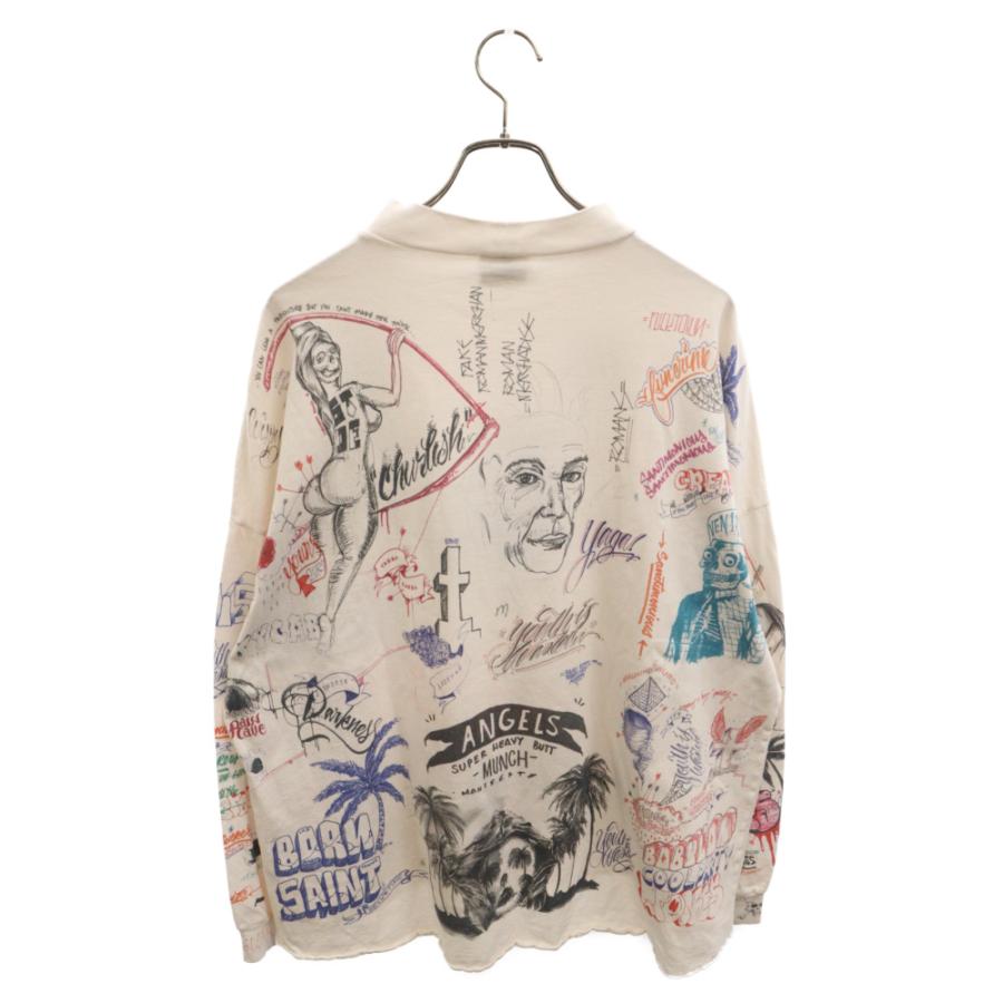 セントマイケルBORN X RAISED BR LS TEE LA WHITE セントマイケルBORN X RAISED BR LS TEE LA WHITE