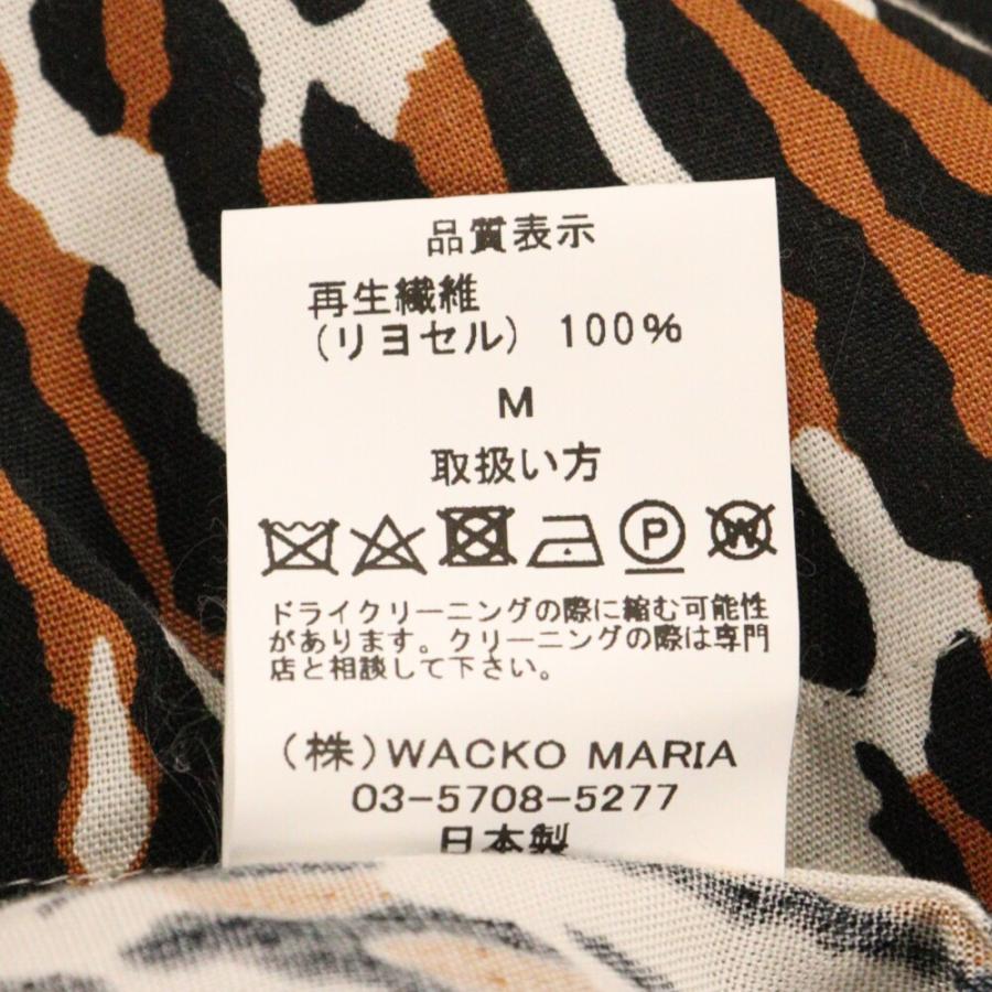 WACKO MARIA ワコマリア レオパード柄 オープンカラー 長袖 WACKO MARIA ワコマリア レオパード柄 オープンカラー 長袖