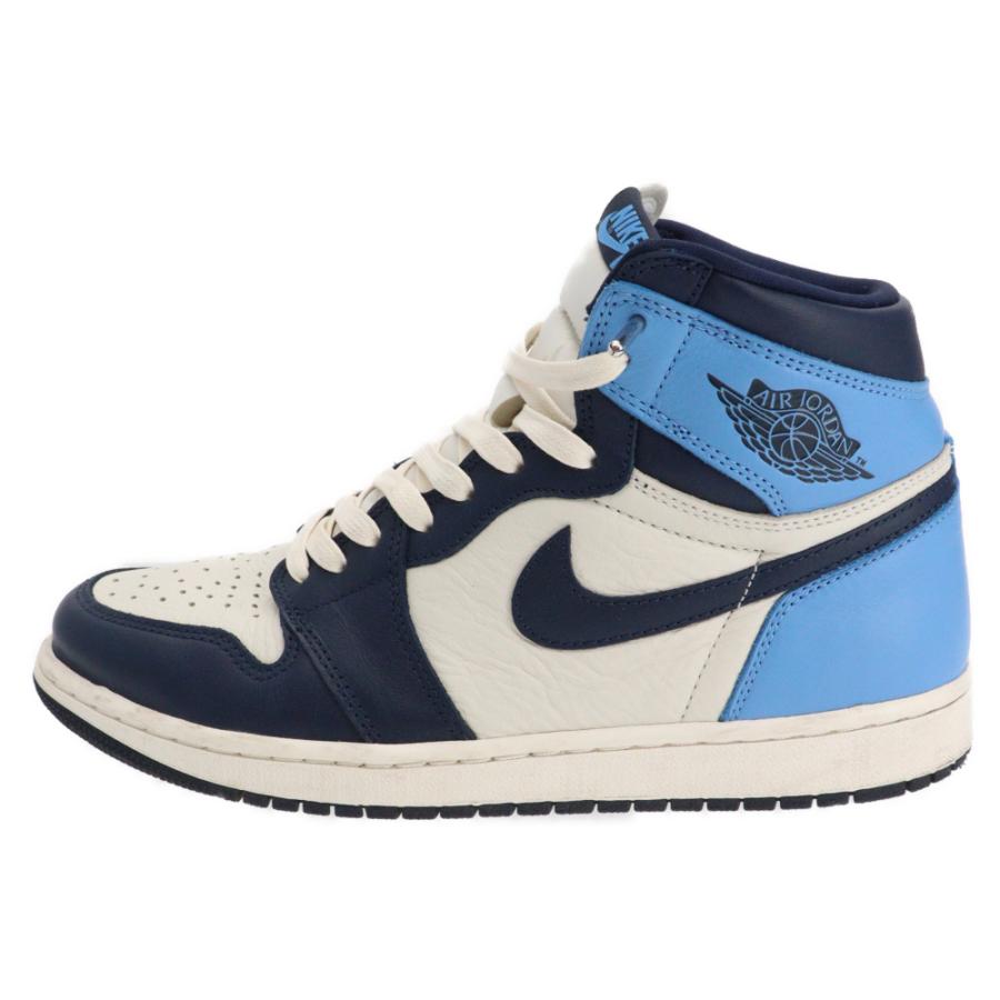 NIKE ナイキ AIR JORDAN1 RETRO HIGH OG OBSIDIAN UNIVERSITY BLUE  