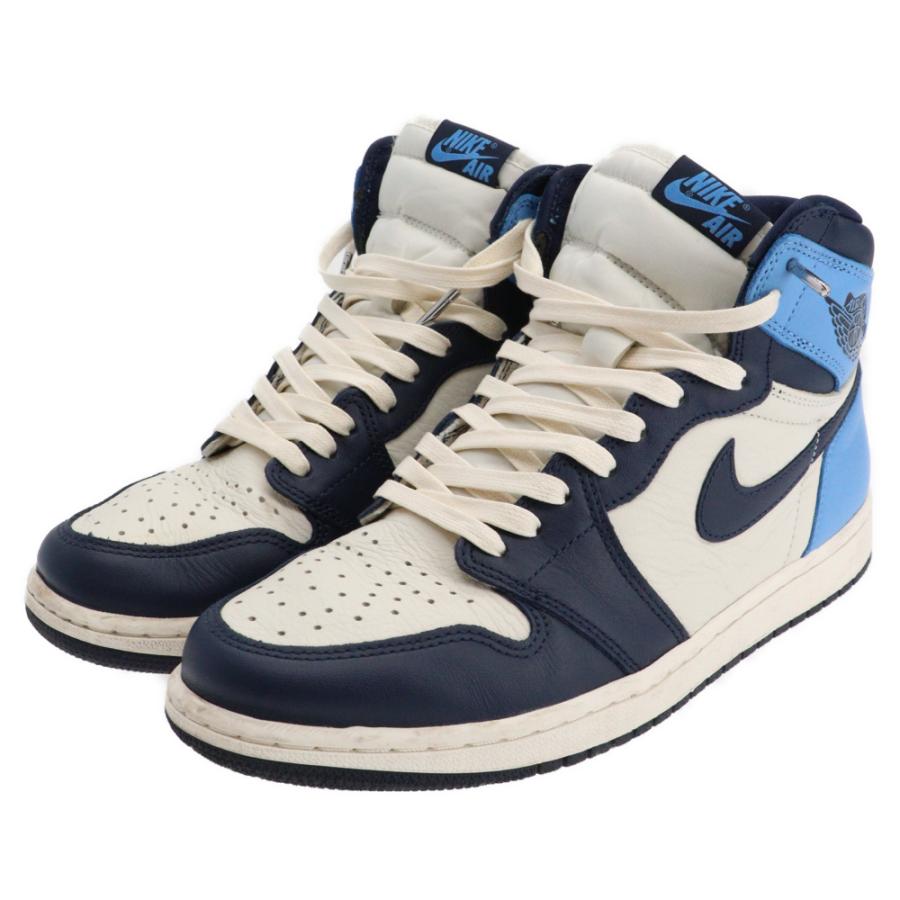 NIKE（ナイキ） AIR JORDAN1 RETRO HIGH OG OBSIDIAN UNIVERSITY BLUE