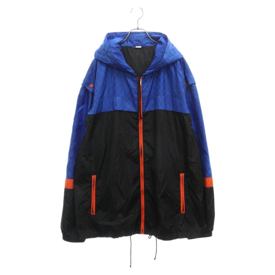 GUCCI グッチ GGロゴ ナイロン ジップアップ フード付き ジャケット 