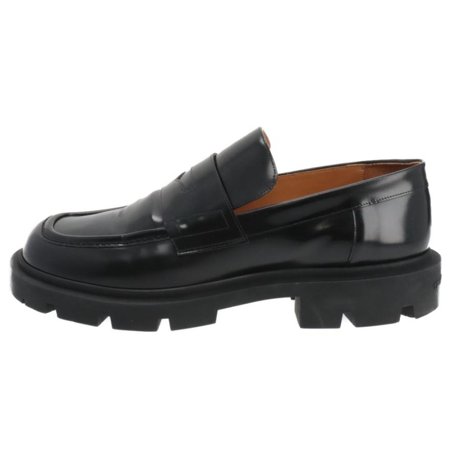 Martin Margiela 22 マルタンマルジェラ 24SS レザークリートソール  ローファー S57WR0121 ブラック Martin Margiela 22 マルタンマルジェラ 24SS レザークリートソール