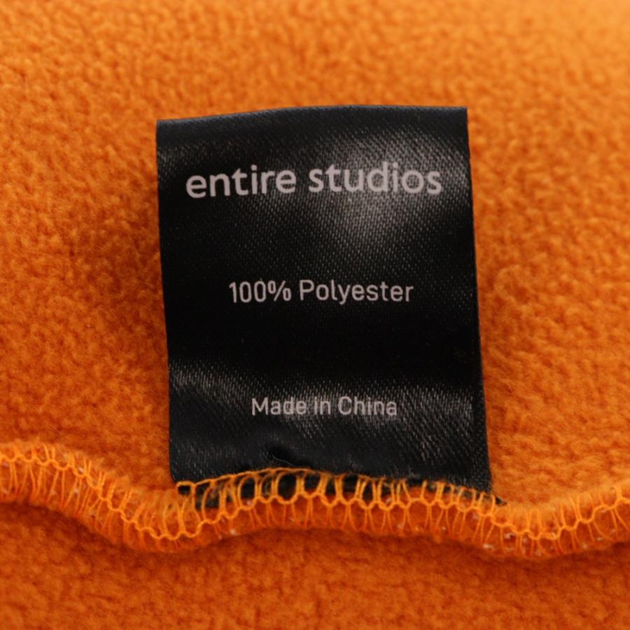 entire studios パーカー　青オレンジ entire studios エンタイア スタジオ ハーフジップ ボア フリース