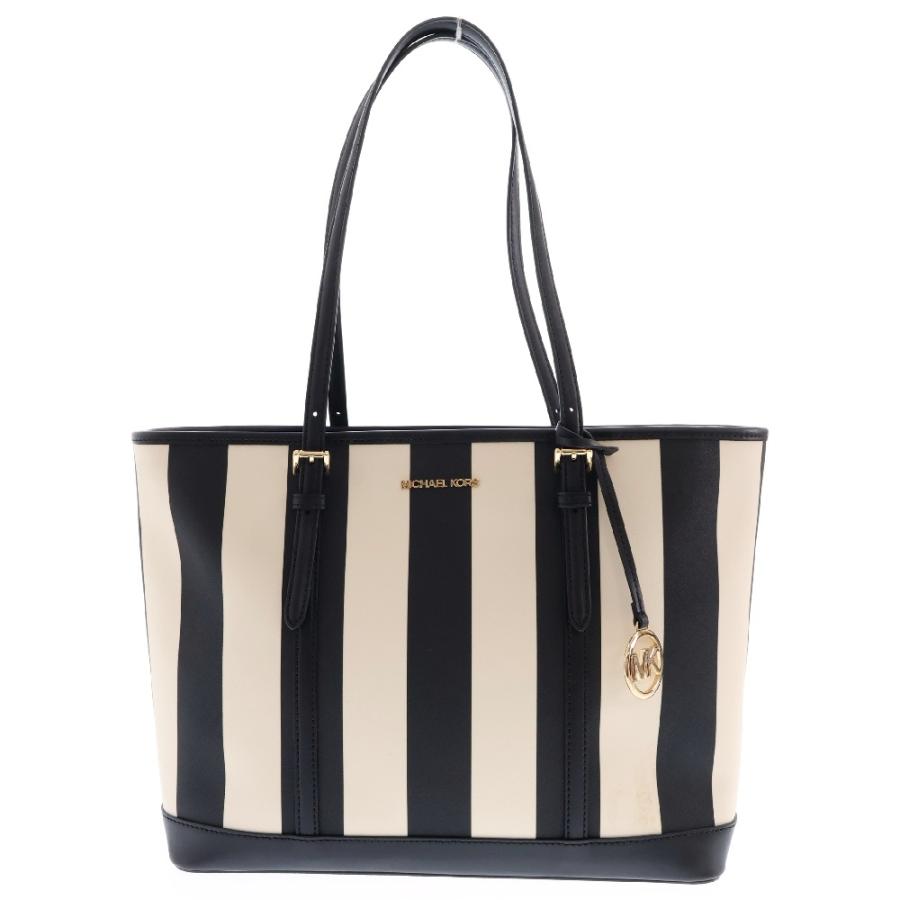 MICHAEL KORS マイケルコース JET SET TRAVEL ストライプ トートバッグ 