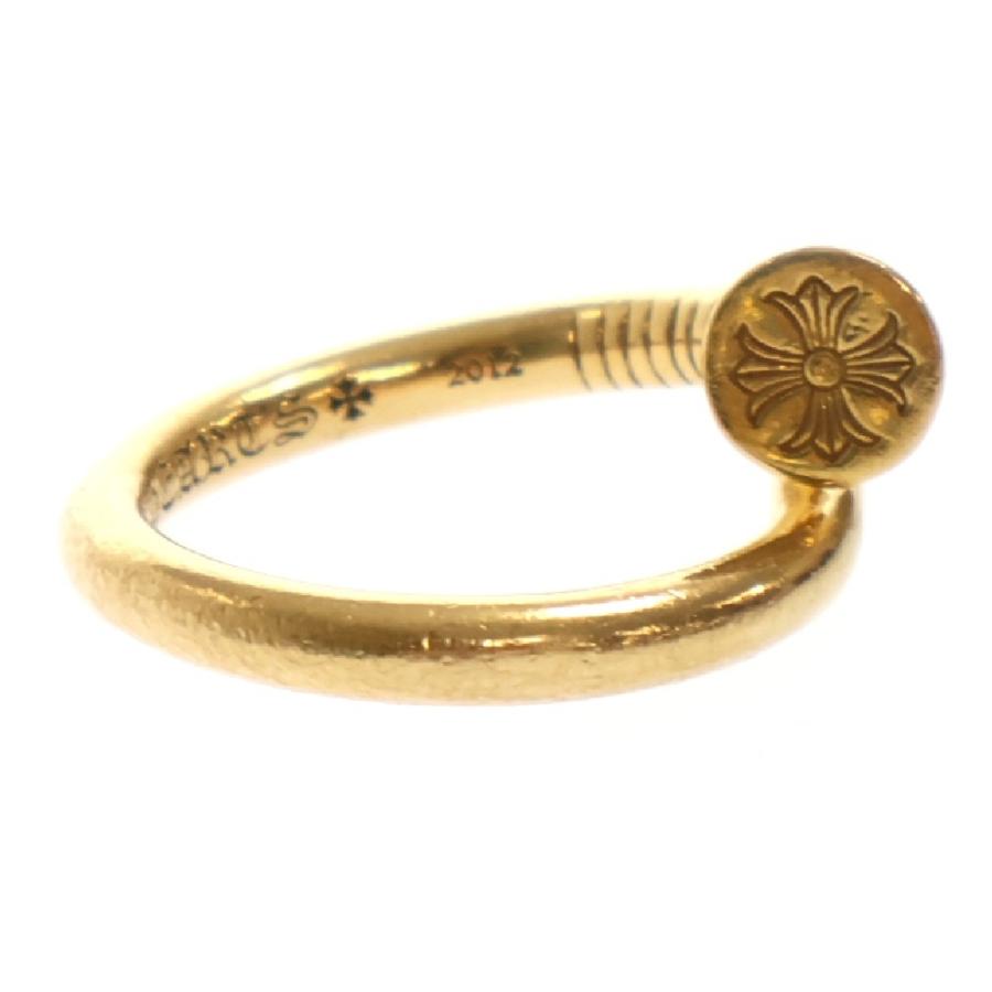 CHROME HEARTS クロムハーツ 22K NAIL FLAT RING フラットネイル CHROME HEARTS クロムハーツ 22K NAIL FLAT RING フラットネイル