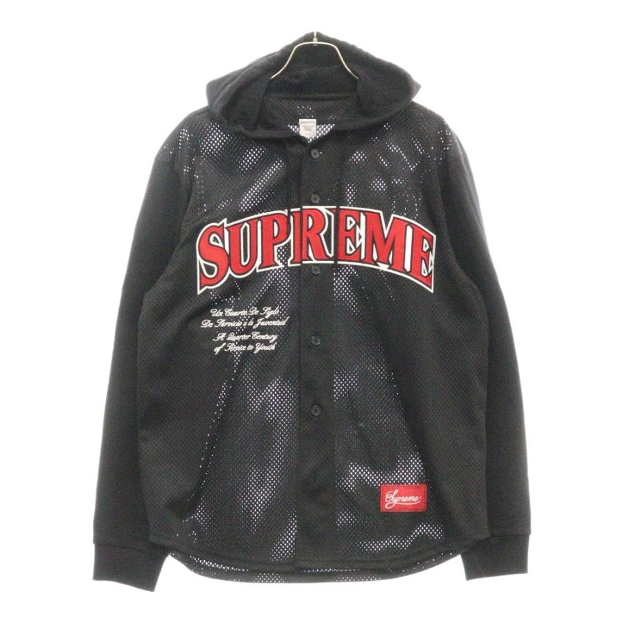 Supreme（シュプリーム） 20SS Mesh Hooded L/S Baseball Jersey