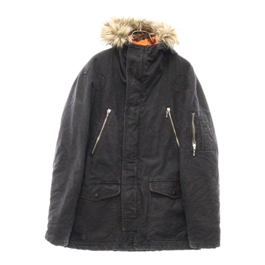 STUSSY ステューシー ワッペン付き ジップアップ N3B ミリタリー STUSSY ステューシー ワッペン付き ジップアップ N3B ミリタリー
