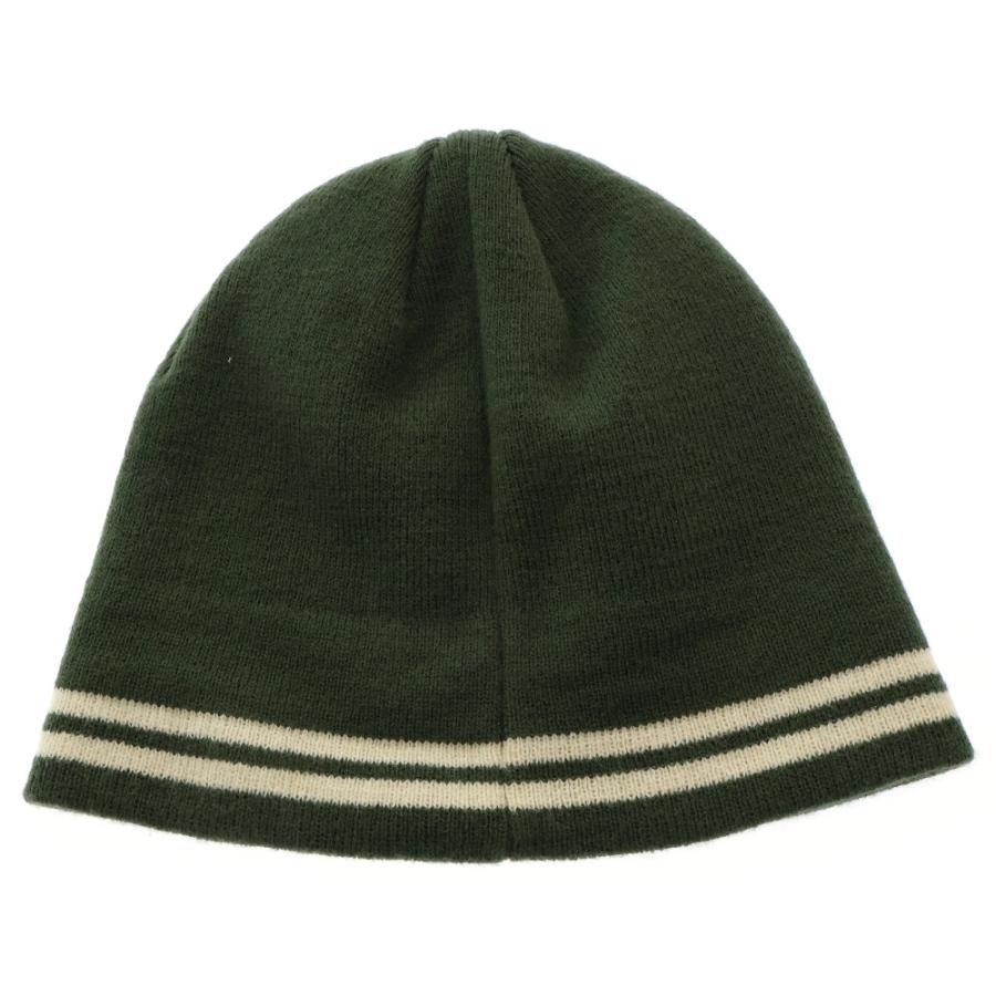 STUSSY（ステューシー） ロゴ ニット ビーニー キャップ 帽子 カーキ
