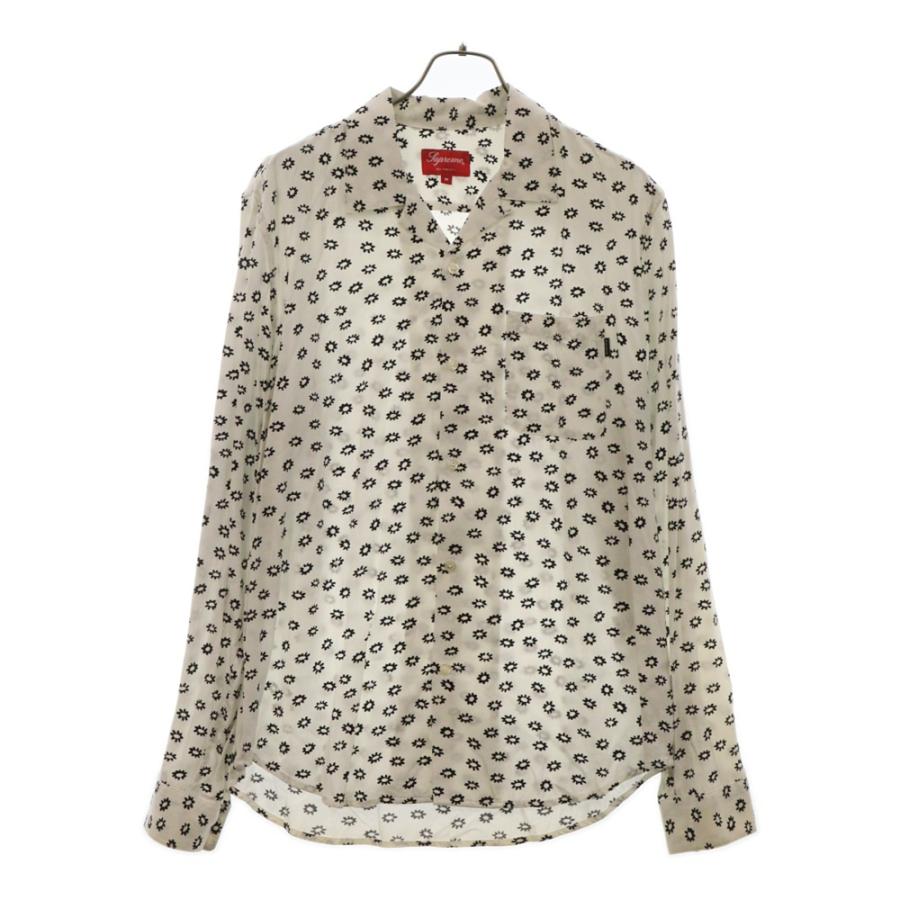 Supreme SUPREME シュプリーム 18SS Flower Rayon L/S SHIRT フラワー 
