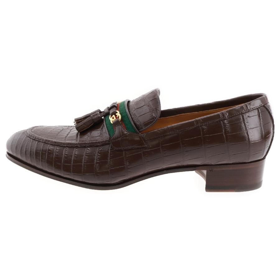 GUCCI グッチ クロコダイルレザー シェリーライン インター GUCCI グッチ クロコダイルレザー シェリーライン インター