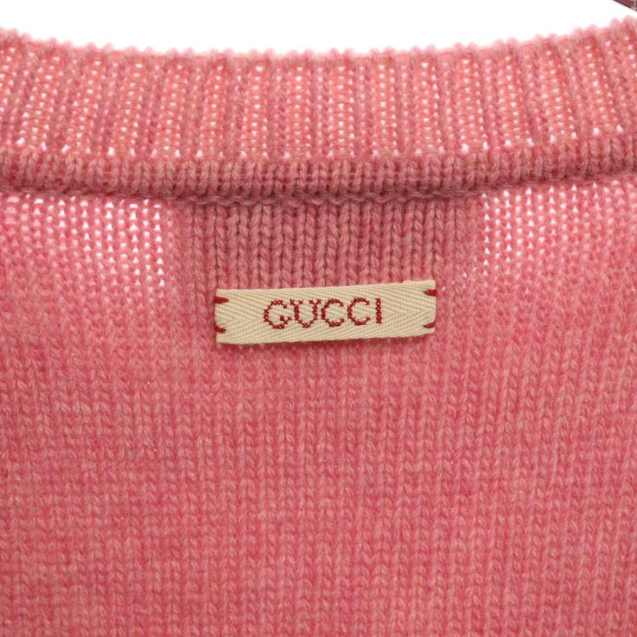 GUCCI グッチ HA スパンコール カシミア ウール ニットセーター GUCCI グッチ HA スパンコール カシミア ウール ニットセーター