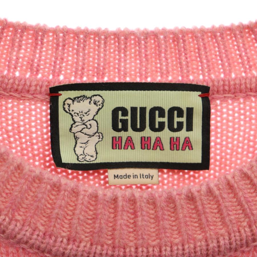 GUCCI グッチ HA スパンコール カシミア ウール ニットセーター GUCCI グッチ HA スパンコール カシミア ウール ニットセーター