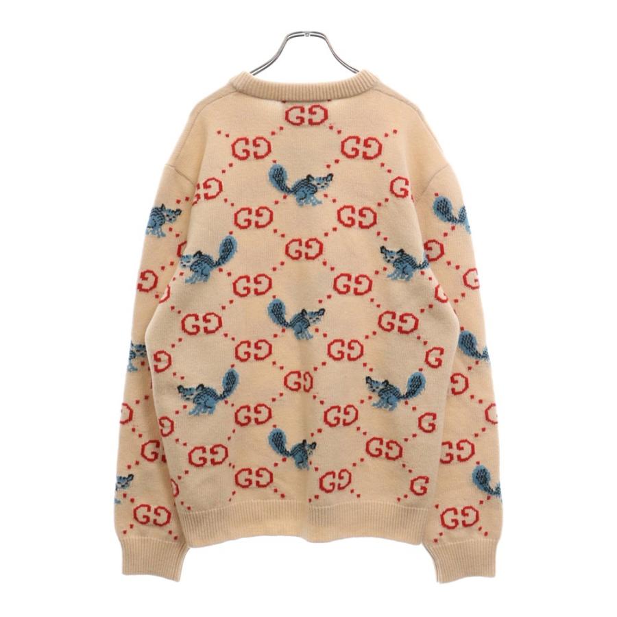 GUCCI グッチ FREYA HARTAS GG ジャガード 総柄 クルーネック GUCCI グッチ FREYA HARTAS GG ジャガード 総柄 クルーネック
