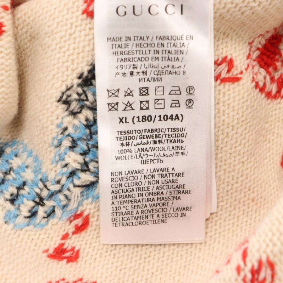 GUCCI グッチ FREYA HARTAS GG ジャガード 総柄 クルーネック GUCCI グッチ FREYA HARTAS GG ジャガード 総柄 クルーネック