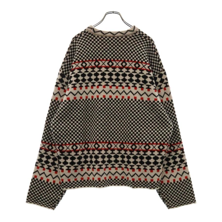 STUSSY ステューシー ×NOMAt.d. JACQURD KNIT CREW ノーマティーディー 