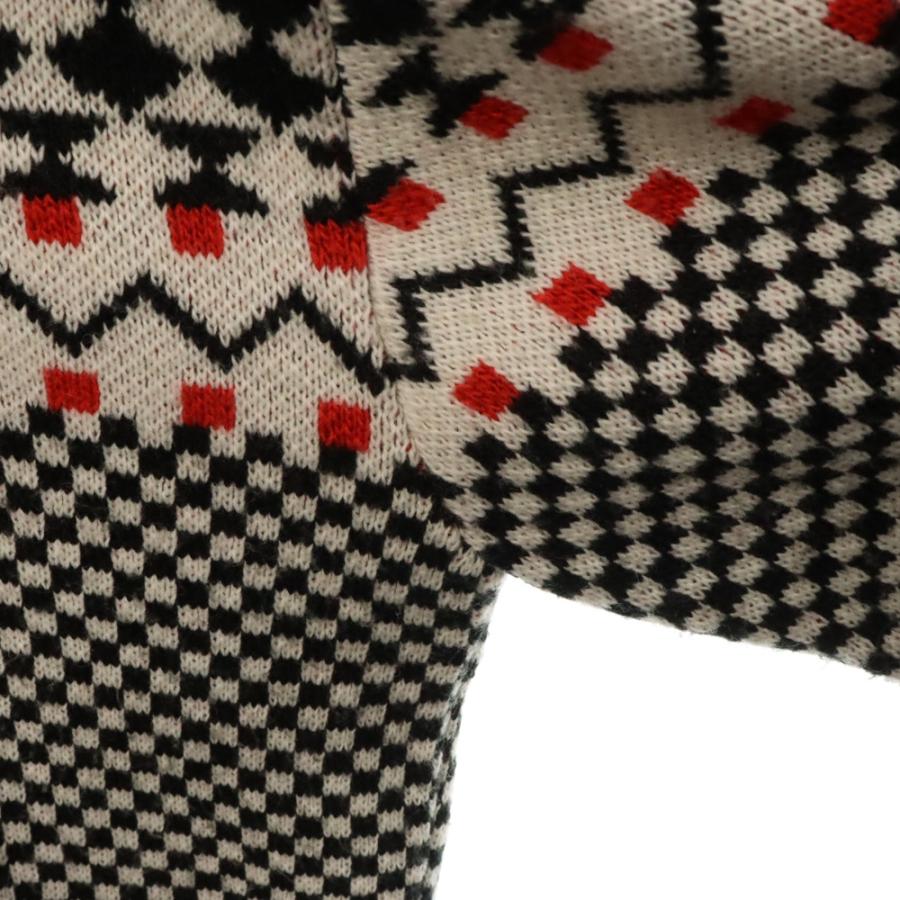 STUSSY ステューシー ×NOMAt.d. JACQURD KNIT CREW ノーマティーディー 