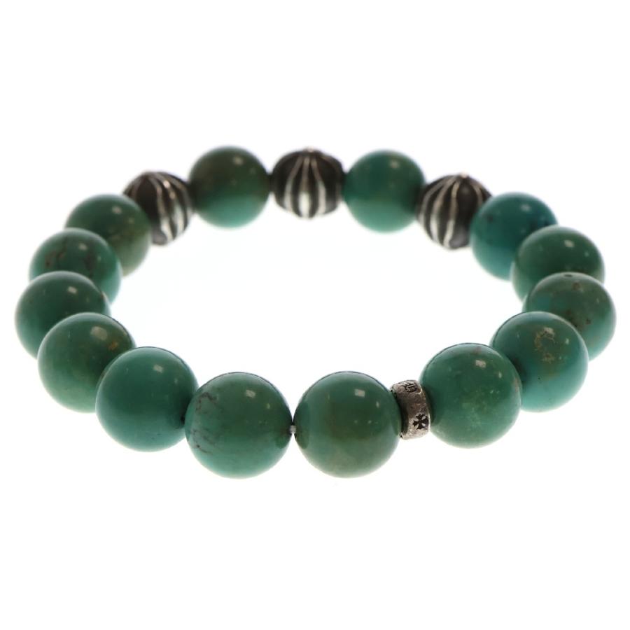 CHROME HEARTS（クロムハーツ） BEAD 12mm クロスボール ターコイズ