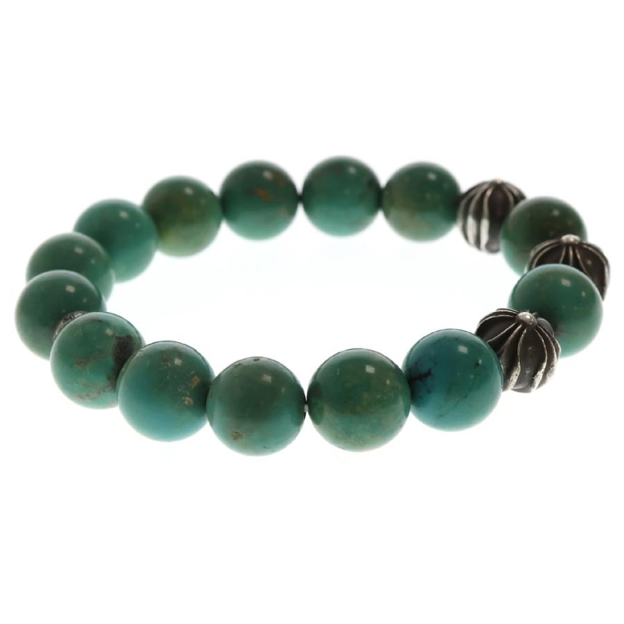 CHROME HEARTS（クロムハーツ） BEAD 12mm クロスボール ターコイズ