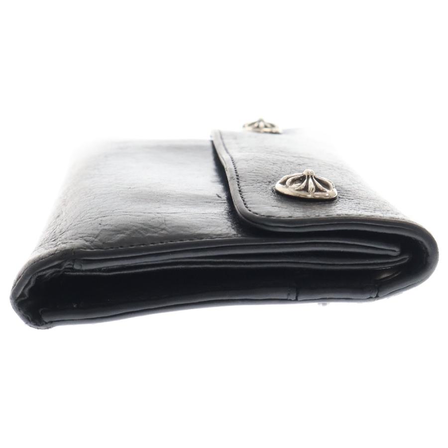 CHROME HEARTS クロムハーツ WAVE ウェーブ レザーウォレット CHROME HEARTS クロムハーツ WAVE ウェーブ レザーウォレット