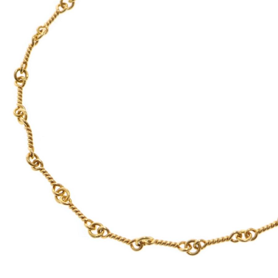 CHROME HEARTS クロムハーツ 22K NECKCHAIN T16 ツイストチェーン 