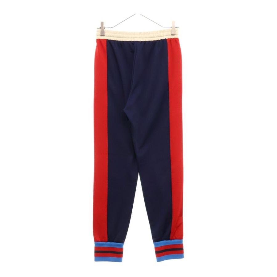 GUCCI サイドライン スラックス トラックパンツ ネイビー GUCCI（グッチ） サイドラインストライプ トラックパンツ レディース