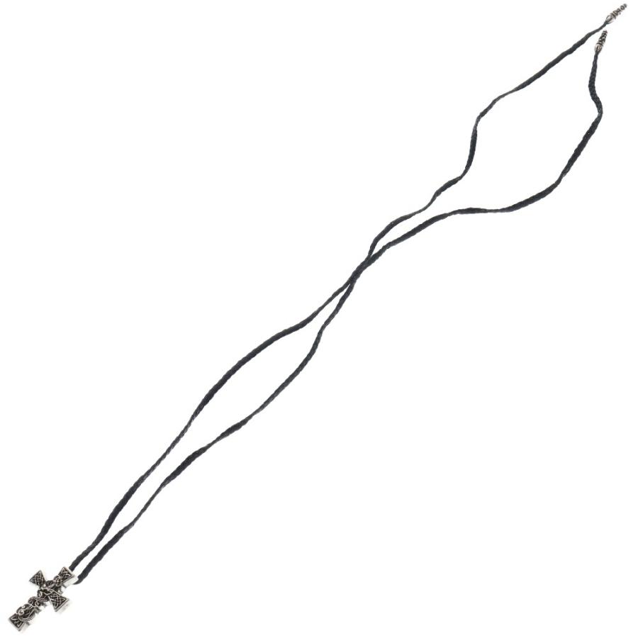 CHROME HEARTS クロムハーツ CELTIC CROSS XS LEATHER BRAID  