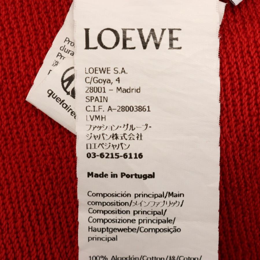 LOEWE ロエベ 23AW アナグラムレザーパッチプルオーバーパーカー LOEWE ロエベ 23AW アナグラムレザーパッチプルオーバーパーカー