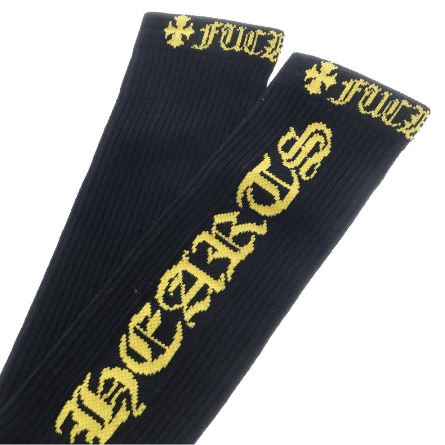 CHROME HEARTS クロムハーツ サイドロゴ ロングソックス 靴下 CHROME HEARTS クロムハーツ サイドロゴ ロングソックス 靴下