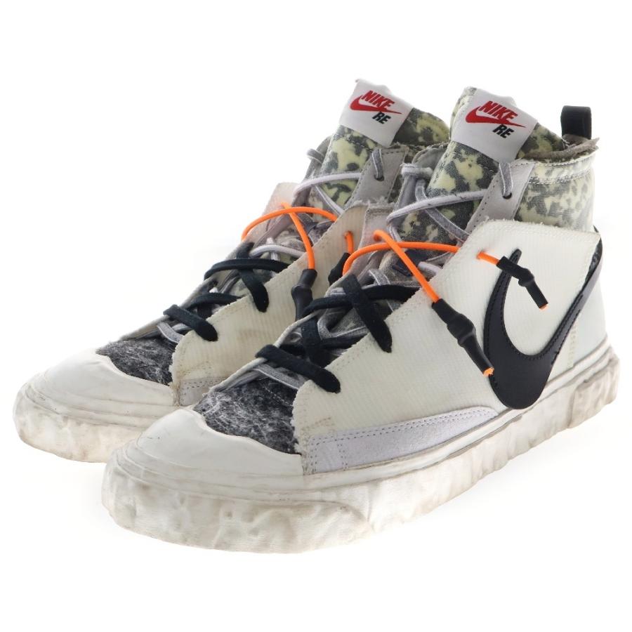 NIKE ナイキ ×READY MADE BLAZER MID レディメイド ブレザー ハイカットスニーカー ホワイト US9/27cm CZ3589-100 NIKE（ナイキ） ×READY MADE BLAZER MID レディメイド ブレザー ミッド