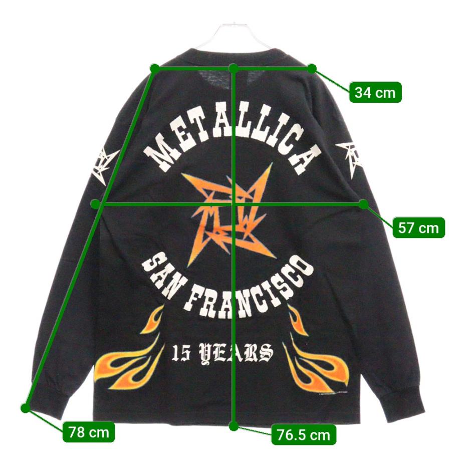 メタリカ　15周年　ロンt 90年代　サンフランシスコ ヴィンテージ 90s METALLICA SAN FRANCISCO 15 YEARS LS TEE メタリカ