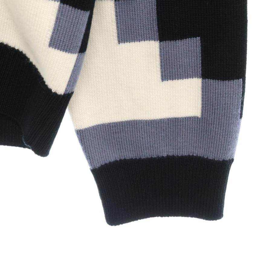 ルイヴィトン　LOUISVUITTON 厚手ニット セーターM アーガイル柄 LOUIS VUITTON - ルイヴィトンセーターの通販 by 野原's shop｜ルイ