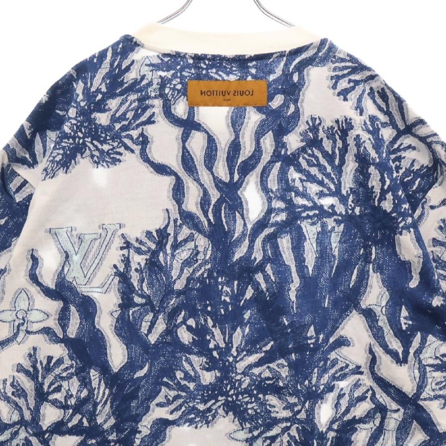 LOUIS VUITTON RM232M Y93 HPY30W ホワイト×ブルー LOUIS VUITTON RM232M Y93 HPY30W T-shirt M White X Blue