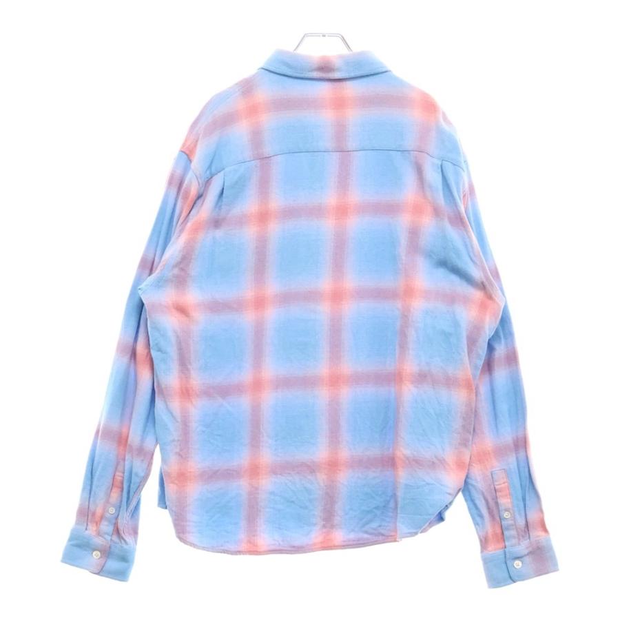stussy hellshire plaid shirt ネルシャツ　オンブレ stussy hellshire plaid shirt ネルシャツ オンブレ - メルカリ
