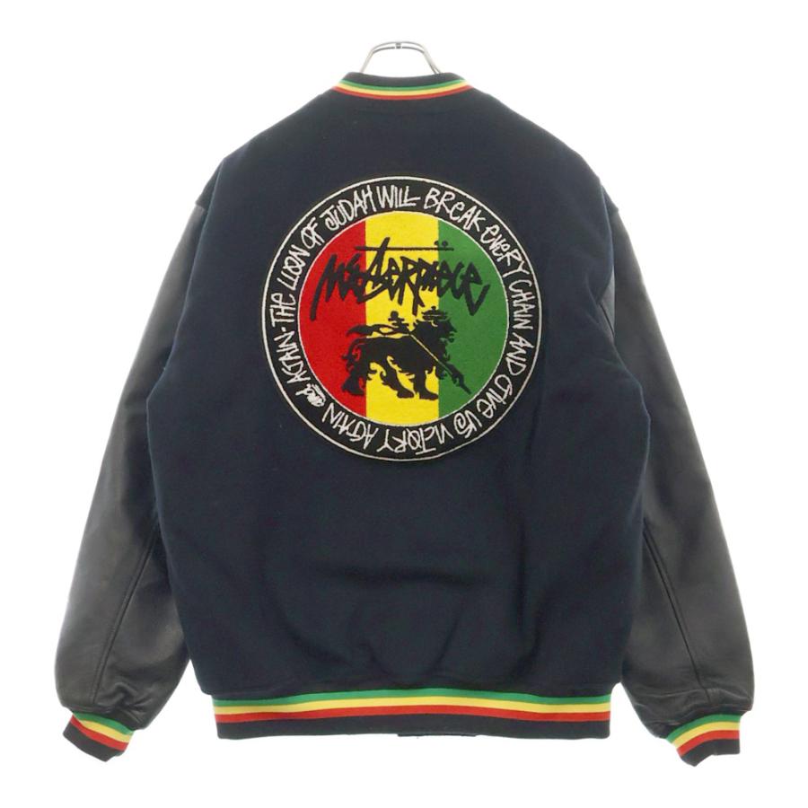 STUSSY ステューシー 00S OLD × MASTERPIECE Varsity Jacket