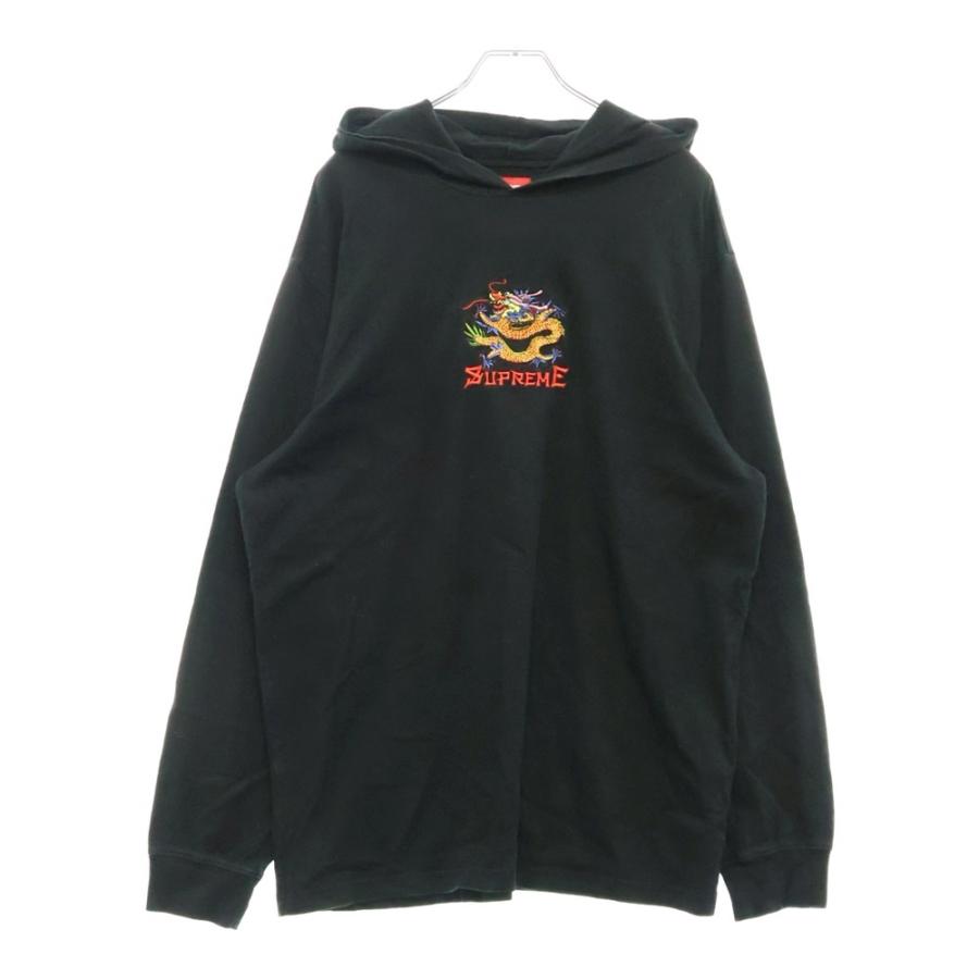 Supreme（シュプリーム） 22SS Dragon Hooded L/S TOP ドラゴン刺繍