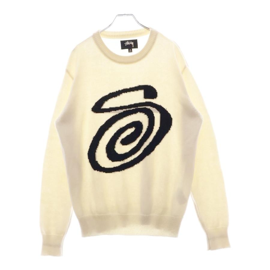 STUSSY（ステューシー） Curlys Sweater カーリーズ ロゴ クルーネック 