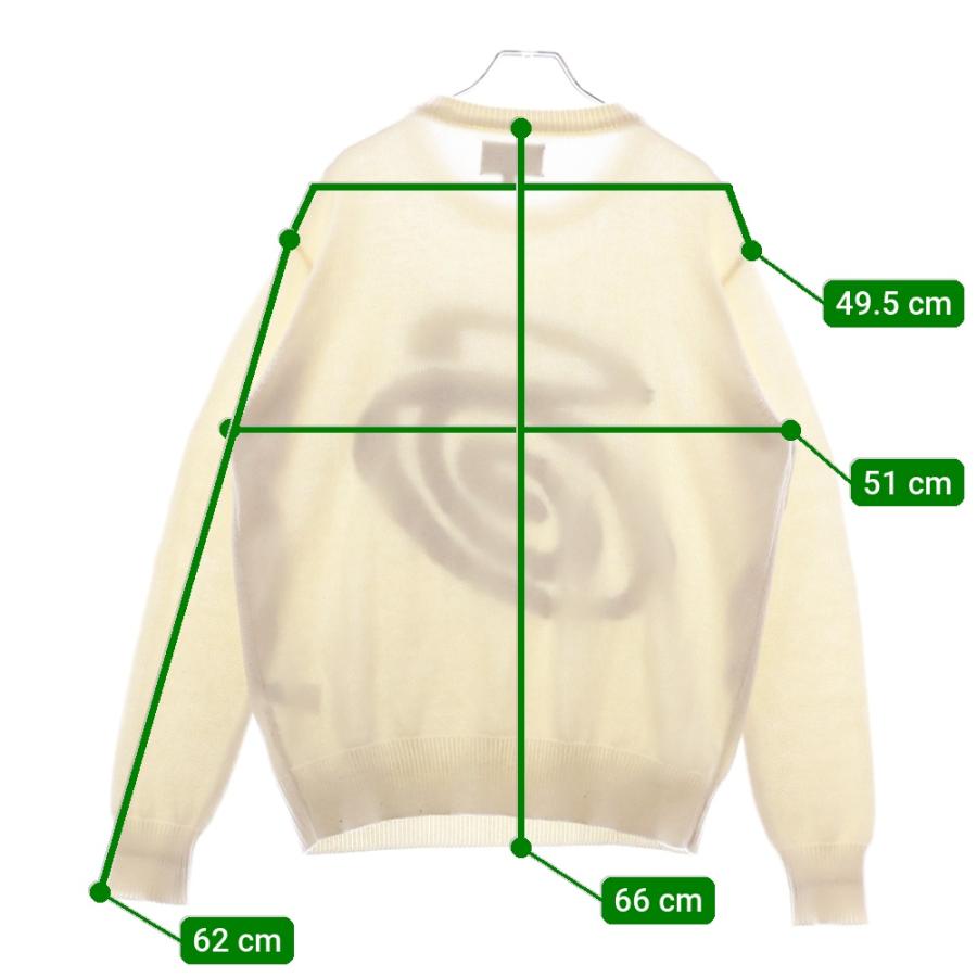 STUSSY（ステューシー） Curlys Sweater カーリーズ ロゴ クルーネック 