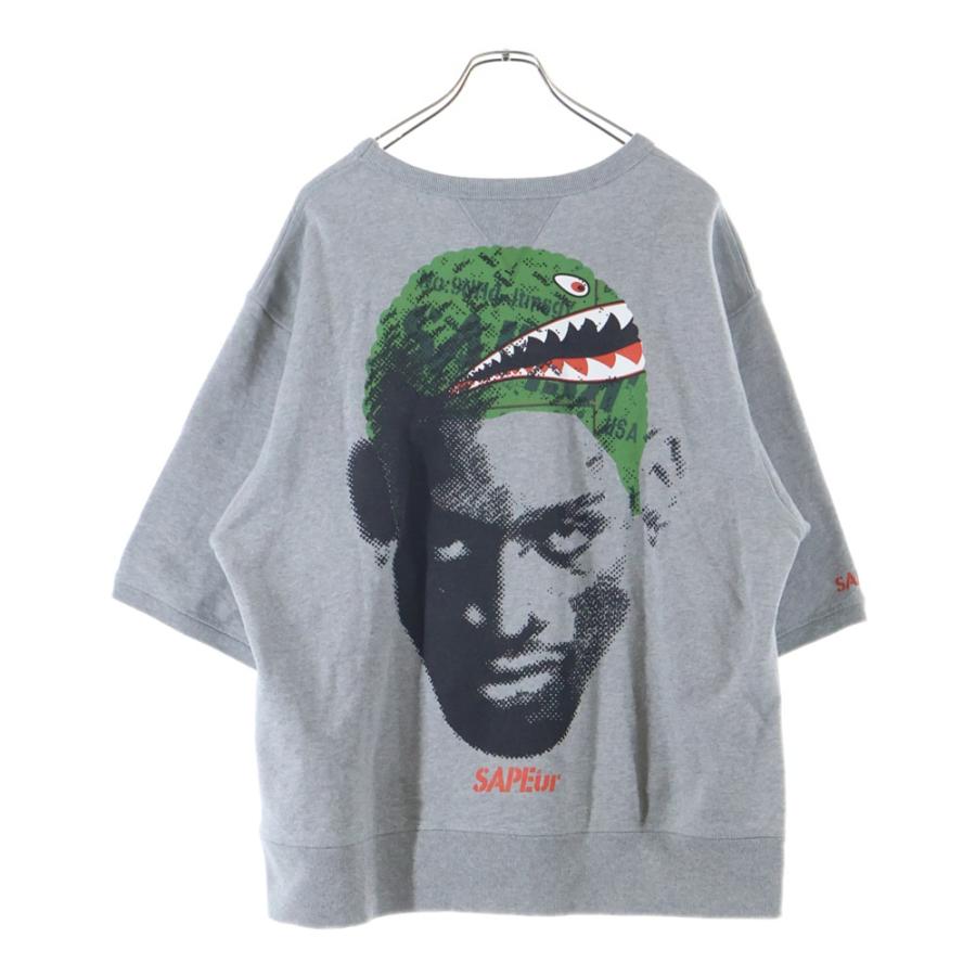 SAPEur サプール SHARK MOUTH SS TEE デ二スロッドマン バックプリント
