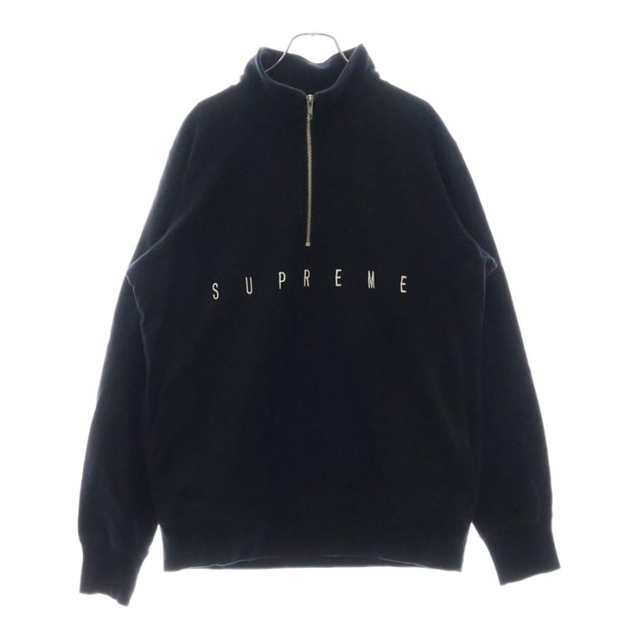 Supreme（シュプリーム） 14SS Half Zip Pullover ロゴ刺繍 ハーフ