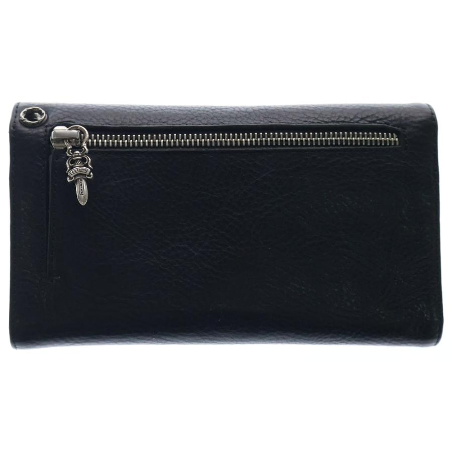CHROME HEARTS（クロムハーツ） WAVE ウェーブ レザーウォレット 財布