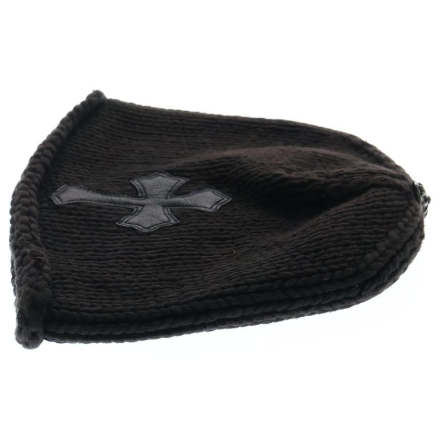 CHROME HEARTS（クロムハーツ） クロスパッチ カシミヤ ニットキャップ