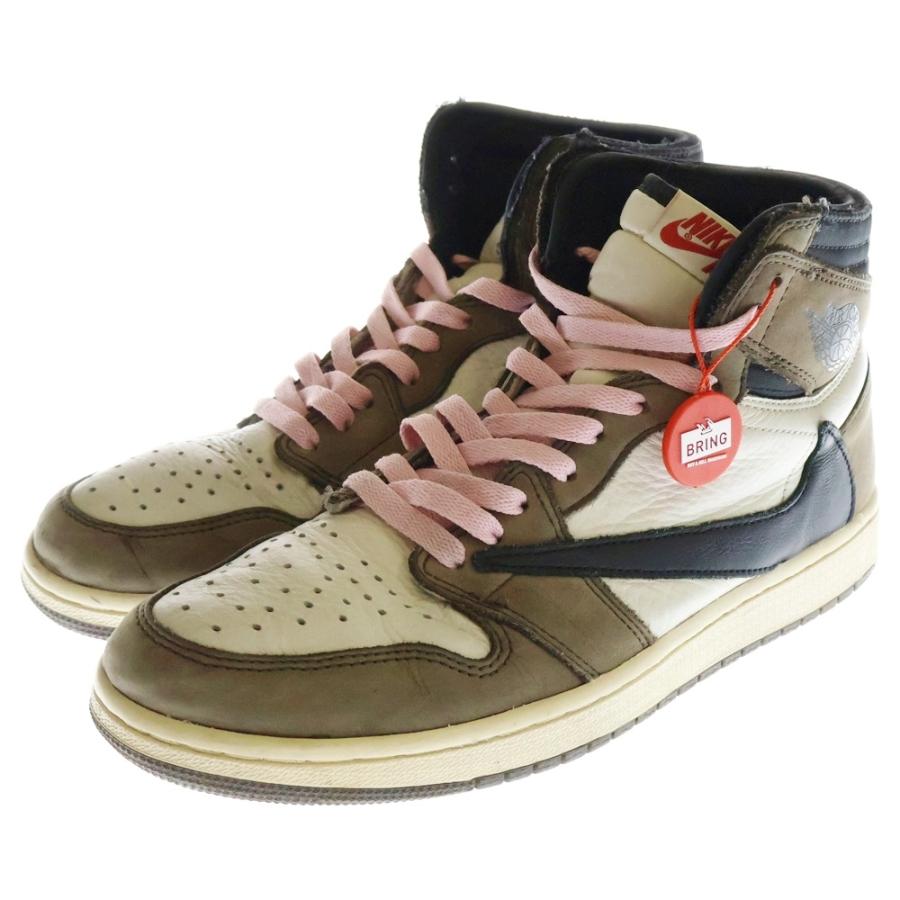 NIKE AirJordan 1 HIGH OG TS SPハイカット スニーカ NIKE ナイキ × トラヴィススコット AIR JORDAN 1 HIGH OG TS SP エア