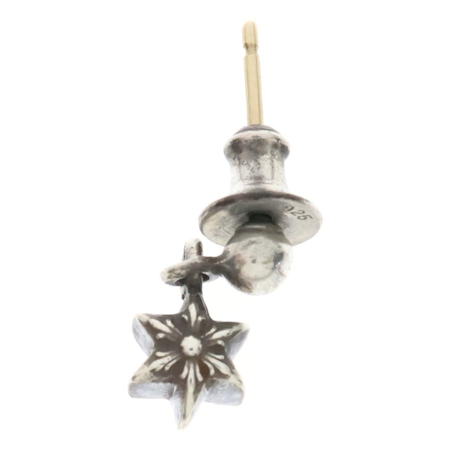 クロムハーツ  TNY STR DRP 1/タイニースタードロップ シルバーピアス メンズ CHROME HEARTS（クロムハーツ） TNY STR DRP 1 タイニースタードロップ