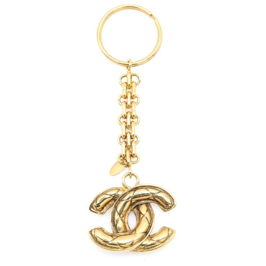 CHANEL（シャネル） ヴィンテージ マトラッセ ココマーク キーリング