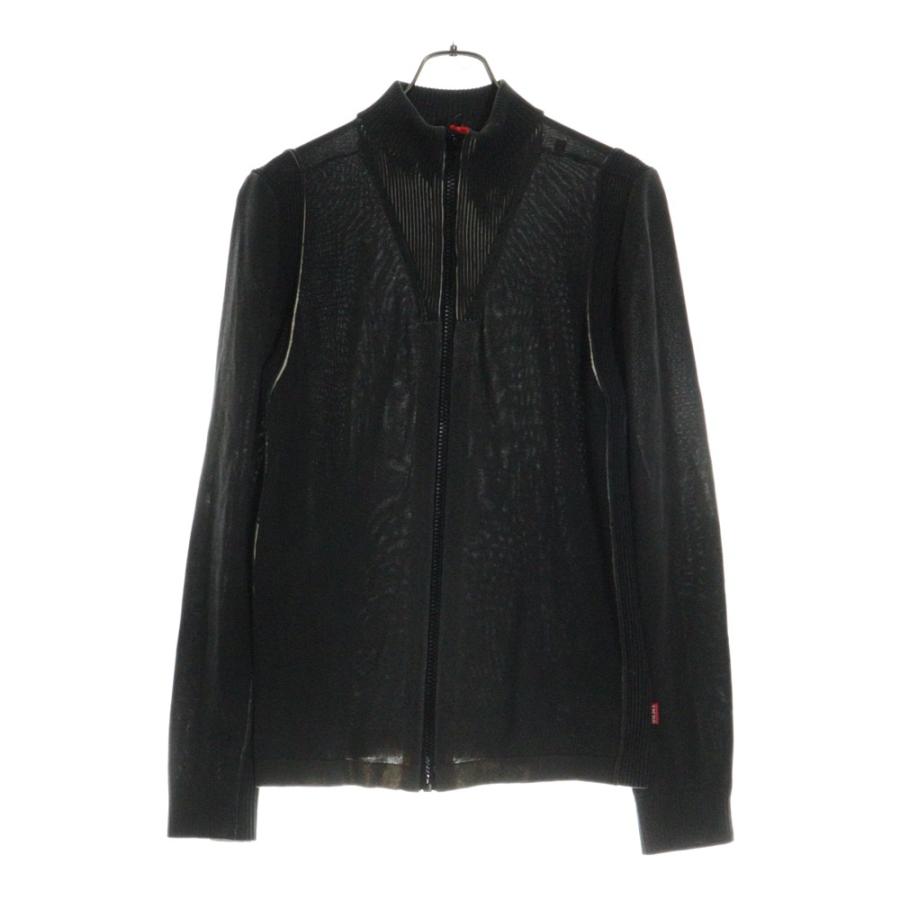 こ*い様 DIESEL ジップカーディガン Diesel ジップアップ カーディガン | ブラック | FARFETCH JP